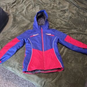 Spyder Kids Jacket in Blue and Red